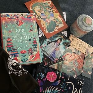 Brand new March YA Fairyloot box! The Girl Who Fell Beneath The Sea by Axie Oh